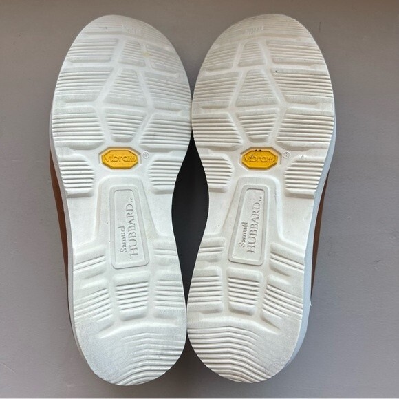 Samuel Hubbard Fast Burnished Tan Brown Leather Lace Up Sneaker Shoes Men’s 8 - Picture 15 of 16